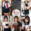 セーラー服を濡らさないで、嫌よ雨よ天気予報が外れて…4時間コレクション
