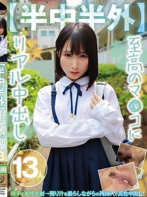 【半中半外】至高のマ●コにリアル中出し13人